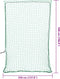 vidaXL - Aanhangwagennet - elastisch - touw - 5x3,5 - m - polypropeen - groen