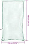 vidaXL - Aanhangwagennet - elastisch - touw - 7x3,5 - m - polypropeen - groen