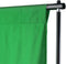vidaXL Achtergrond chromakey 300x300 cm katoen blauw