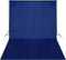 vidaXL Achtergrond chromakey 500x300 cm katoen blauw