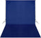 vidaXL Achtergrond chromakey 500x300 cm katoen blauw