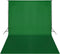 vidaXL Achtergrond chromakey 500x300 cm katoen groen