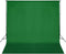 vidaXL Achtergrond chromakey 500x300 cm katoen groen