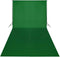 vidaXL Achtergrond chromakey 600x300 cm katoen groen