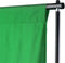 vidaXL Achtergrond chromakey 600x300 cm katoen groen