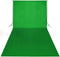 vidaXL Achtergrond chromakey 600x300 cm katoen groen