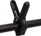 vidaXL Achtergrondstandaard T-vormig 201x60x(70-200) cm zwart