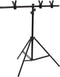 vidaXL Achtergrondstandaard T-vormig 91x60x(70-200) cm zwart