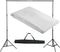 vidaXL Achtergrondsysteem 300x300 cm wit