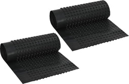 vidaXL - Afvoerfolie - noppen - 2 - st - 400 - g/m² - 0,5x20 - m - HDPE