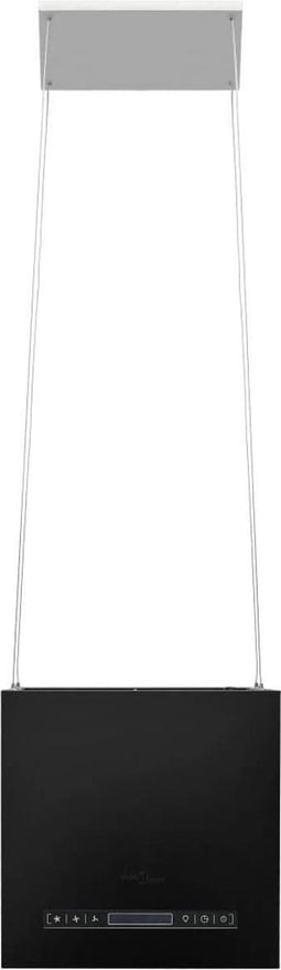 vidaXL Afzuigkap hangend met aanraaksensor LCD 37 cm staal