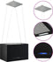 vidaXL Afzuigkap hangend met aanraaksensor LCD 55 cm staal