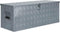 vidaXL - Aluminium - kist - 110,5x38,5x40 - cm - zilverkleurig