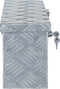 vidaXL - Aluminium - kist - 48,5x14x20 - cm - zilverkleurig