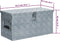 vidaXL - Aluminium - kist - 61,5x26,5x30 - cm - zilverkleurig