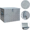 vidaXL - Aluminium - kist - 610x430x455 - mm - zilverkleurig