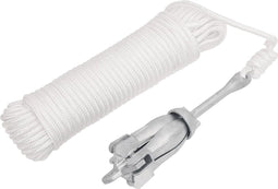 vidaXL-Anker-met-touw-inklapbaar-1,5-kg-smeedijzer-zilverkleurig