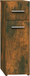 vidaXL - Apothekerskast - 20x45,5x60 - cm - bewerkt - hout - gerookt - eikenkleurig