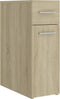 vidaXL - Apothekerskast - 20x45,5x60 - cm - spaanplaat - sonoma - eikenkleurig
