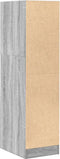 vidaXL - Apothekerskast - 30x41x118 - cm - bewerkt - hout - grijs - sonoma - eiken