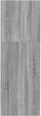 vidaXL - Apothekerskast - 30x41x118 - cm - bewerkt - hout - grijs - sonoma - eiken