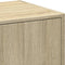 vidaXL - Apothekerskast - 30x41x118 - cm - bewerkt - hout - sonoma - eikenkleurig