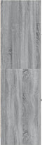 vidaXL - Apothekerskast - 30x41x144,5 - cm - bewerkt - hout - grijs - sonoma - eiken