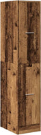 vidaXL - Apothekerskast - 30x41x144,5 - cm - bewerkt - hout - oud - houtkleurig