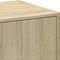 vidaXL - Apothekerskast - 30x41x144,5 - cm - bewerkt - hout - sonoma - eikenkleurig