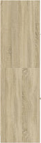 vidaXL - Apothekerskast - 30x41x144,5 - cm - bewerkt - hout - sonoma - eikenkleurig