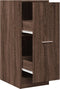 vidaXL - Apothekerskast - 30x41x77,5 - cm - bewerkt - hout - bruin - eikenkleurig