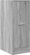 vidaXL - Apothekerskast - 30x41x77,5 - cm - bewerkt - hout - grijs - sonoma - eiken
