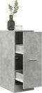 vidaXL - Apothekerskast - 30x41x77,5 - cm - bewerkt - hout - betongrijs
