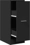 vidaXL - Apothekerskast - 30x41x77,5 - cm - bewerkt - hout - zwart