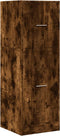 vidaXL - Apothekerskast - 40x41x118 - cm - bewerkt - hout - gerookt - eikenkleurig
