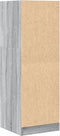 vidaXL - Apothekerskast - 40x41x118 - cm - bewerkt - hout - grijs - sonoma - eiken