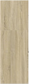 vidaXL - Apothekerskast - 40x41x118 - cm - bewerkt - hout - sonoma - eikenkleurig