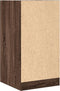 vidaXL - Apothekerskast - 40x41x77,5 - cm - bewerkt - hout - bruin - eikenkleurig