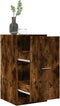 vidaXL - Apothekerskast - 40x41x77,5 - cm - bewerkt - hout - gerookt - eikenkleurig