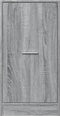 vidaXL - Apothekerskast - 40x41x77,5 - cm - bewerkt - hout - grijs - sonoma - eiken