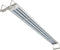 vidaXL - Aquariumlamp - LED - IP67 - 120-130 - cm - aluminium