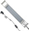 vidaXL - Aquariumlamp - LED - IP67 - 50-60 - cm - aluminium