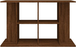 vidaXL - Aquariumstandaard - 100x40x60 - cm - bewerkt - hout - bruin - eikenkleur
