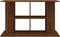 vidaXL - Aquariumstandaard - 100x40x60 - cm - bewerkt - hout - bruin - eikenkleur
