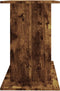 vidaXL - Aquariumstandaard - 100x40x60 - cm - bewerkt - hout - gerookt - eikenkleur