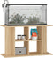 vidaXL - Aquariumstandaard - 100x40x60 - cm - bewerkt - hout - sonoma - eikenkleurig