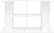 vidaXL - Aquariumstandaard - 100x40x60 - cm - bewerkt - hout - hoogglans - wit