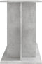 vidaXL - Aquariumstandaard - 100x40x60 - cm - bewerkt - hout - betongrijs