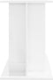 vidaXL - Aquariumstandaard - 100x40x60 - cm - bewerkt - hout - hoogglans - wit