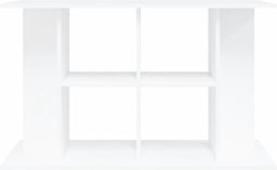 vidaXL - Aquariumstandaard - 100x40x60 - cm - bewerkt - hout - wit
